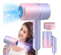 Vmxlso Asciugacapelli da Viaggio, 800W Phon Capelli Professionale, Phon da Viaggio Pieghevole, Phon Ionico con 2 Temperature/2 Velocità, Asciugacapelli Professionale, Asciugacapelli Viaggio per Casa