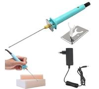 Vmxlso Taglia Polistirolo a Filo Caldo 110-250V, 18W Tagliapolistirolo a Filo Caldo, 10Cm Taglierina Polistirolo Per Schiuma, Pve, Kt, Bianco