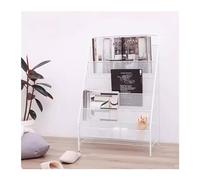 vN5bH1wD Portariviste Scaffale for giornali creativo pieghevole for ufficio Portariviste in ferro Espositore for brochure da pavimento semplice for soggiorno(Bianco)