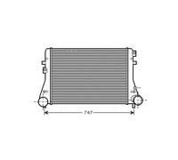 VNA4306 AVA QUALITY COOLING Intercooler per AUDI,SEAT,SKODA,VW