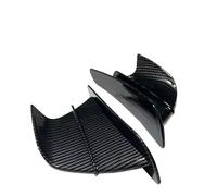 VNABIA Compatibile con F900XR per F900R Winglets Deflettore Aria Winglet Universale per Moto Kit Alettone Aerodinamico Spoiler Accessori Ala Spoiler Aerodinamica(Glossy Carbon Look)