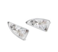 VNABIA Compatibile con Ford per Focus per ZTW ZTS LX ZX5 ZX3 SE 2002-2004 Kit Alloggiamenti Copertura Paraurti Anteriore Fendinebbia/Luce di Guida Senza Lampadina Fendinebbia Cornice(Clear Lens)