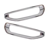 VNABIA Compatibile con GMC per Sierra 2014-2018 2 Pz/Set Auto Paraurti Anteriore Fendinebbia Copertura della Lampada Trim Modanatura Cromata Stile ABS Fendinebbia Cornice
