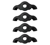 Vnakrny Piedini a piastra a bilanciere 4 pezzi per allenamento in bicicletta, cuscinetti ammortizzanti per palline da tennis Wahoo Kickr Core Indoor Bike piedini antiscivolo per piedi a scatto