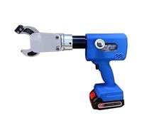 VNATWGOO Cesoia Idraulica Elettrica per Cavi, con 2 Batterie, Utensile Automatico per Il Taglio di Cavi, per Cavi Cu/al E Cavi Armati, Kit Portatile per Cesoia Elettrica Φ30mmA