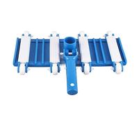 Vnbuimzls Testa di aspirazione per Piscina con Ruote, Pulitore per Piscina con Manico Regolabile Rimovibile, Corpo Elastico per Una Facile Pulizia Lungo Angoli e pareti, Pulitore per