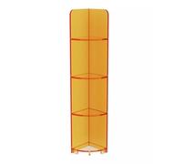 VNCdfhETs Scaffale A Terra Scaffale Angolare In Acrilico In Piedi A 4 Livelli Espositore Moderno Con Supporto Per Il Bagno Del Soggiorno Per Organizzazione E Stoccaggio(A)