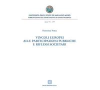 Vncoli Europei Alle Partecipazioni Pubbliche E Riflessi Societari