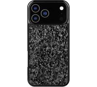 VNDGEOUH Custodia for Telefono Apexcarbon in Fibra di Carbonio forgiata, Ricarica Wireless Magnetica Completa con Sensazione tattile Senza Custodia, for iPhone 17 PRO Max(Silver,for 17 Promax)