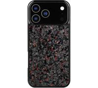 VNDGEOUH Custodia for Telefono Apexcarbon in Fibra di Carbonio forgiata, Ricarica Wireless Magnetica Completa con Sensazione tattile Senza Custodia, for iPhone 17 PRO Max(Red,for 17 PRO)