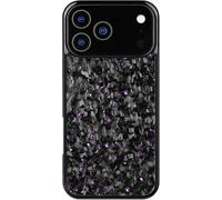 VNDGEOUH Custodia for Telefono Apexcarbon in Fibra di Carbonio forgiata, Ricarica Wireless Magnetica Completa con Sensazione tattile Senza Custodia, for iPhone 17 PRO Max(Purple,for 17 Promax)
