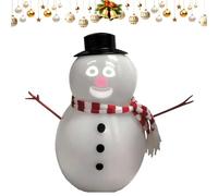 VNDGEOUH Pupazzo di Neve parlante Animato Che Canta, con proiettore e Altoparlante integrati, Plug'n Play, con Tre Pulsanti sul Corpo, for casa, Interni ed Esterni, Natale