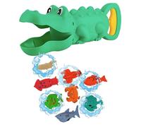 Vndnsy Giocattoli da Bagno Pinza per Coccodrillo Bagno Giocattoli da Vasca da Bagno Gioco Toddler, Piscina Acqua Giocattoli Estivi per 3 4 5 Anni Ragazzi RagazzePiscina Giocattoli Bambini.