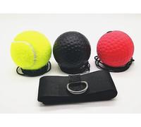 VNHATY Palla di reazione montata sulla testa palla da boxe con cinghia regolabile per la coordinazione occhio-mano allenamento pratico all'aperto