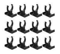 VNIDJGB 12 clip per zoccolo, resistenti e regolabili, clip per zoccolo da cucina, resistenti, per auto, case, uffici, sotto scrivania, armadi, tavoli, gambe facili da installare.