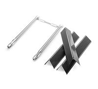 Vnierxful 7635 Flavorizer Bars & 69785 - Tubi bruciatori per Weber Spirit 200 Serie, Spirit I & II E210/220 S210 S220 (controllo frontale superiore), ricambio per Weber Spirit 200