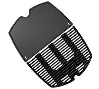 Vnierxful 7646 Griglia e 6506 Piastra di ricambio Accessori per Weber Q300 Q320 Q3000 Q3100 Q3200 Series Barbecue a gas, in ghisa Accessori per Weber 7584 6560, confezione da 2