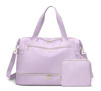 VNINE Borsone da Viaggio Donna,Bagaglio a Mano Borsa da Viaggio con Scomparto per le Scarpe, Grande Borsa Parto Ospedale Mamma Nascita, Impermeabile Borsa Piscina Sportiva, Travel Weekender Gym Bag