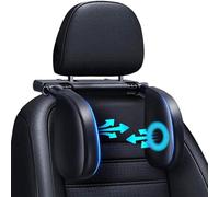 VniYors Poggiatesta Auto Bambini, Poggiatesta Ergonomico per auto, Supporto per Collo per Testa Staccabile e regolabile Cuscino Cuscino Auto da Viaggio per Bambini Adulti （Nero）