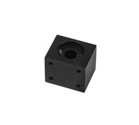 VNJUGF 1 pz T8 Vite di comando Dado Alloggiamento Staffa Blocco in alluminio Conversione Parti stampa 3D wanglan(schwarz)