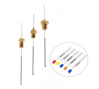 VNJUGF 10 pezzi di strumenti for stampante 3D in acciaio inossidabile, aghi for la pulizia degli ugelli V6, ugelli MK8, punte for ugelli, stampante 3D 3 V2 wanglan(0.2-0.4mm 50Pcs)