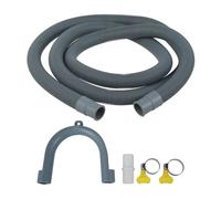 VNJUGF Kit di prolunga for tubo di scarico da 2 m, tubo di scarico universale di ricambio da 6,6 piedi for lavatrice, asciugatrice, lavastoviglie e altro wanglan(Gris)