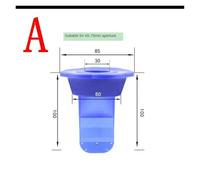 VNJUGF Nucleo anti-perdita in silicone anti-odore for bagno, for lo scarico del tubo dell'acqua, for lo scarico del lavandino, valvola di scarico unidirezionale, nucleo fognario wanglan(A-Inner 65-75m