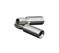 VNJUGF Parti for stampante 3D XCR CR10 3 Heatbreak, tutto in metallo, filettatura M6, tubo Bowden Direct Heat Break, filamento da 1,75 mm, hotend wanglan(10PCS)