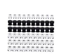 VNJUGF Puleggia dentata GT2 a 20 denti in alluminio for stampante 3D, 2GT, 20 denti, foro 5 mm, larghezza 6 mm, ruota dentata sincrona con denti a vite wanglan(100pcs,20T 8MM)