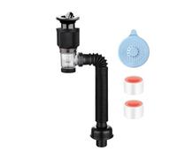 VNJUGF Tubo di prolunga espandibile for lavandino, tubo di scarico flessibile for lavandino, tubo di prolunga a gomito, tubo flessibile con sifone a P, tubo flessibile for bagno e cucina wanglan(Flips