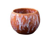 Vnmcry Tazza di Tè in Porcellana Jianzhan Smalto a Trasformazione Cinque Colori Trasformazione nel Forno Tazze Tradizionali Cinesi per Tè Kungfu Tazza di Ceramica Artigianale Singola