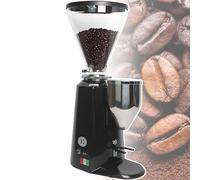vnmudzeo Macinacaffè A Macine Piatte per caffè Espresso - Silos per Chicchi di Grande capacità da 1000 G, Disco di Macinatura in Acciaio Inox da 64 Mm, per Uso Commerciale E Domestico Black