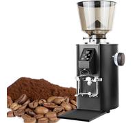 vnmudzeo Macinacaffè Commerciale A Macine Piatte da 350 W, Contenitore per Chicchi di Grande capacità da 1 Libbra, Macchina per Macinare Il caffè Espresso Elettrica da 2800 Giri/Min Black