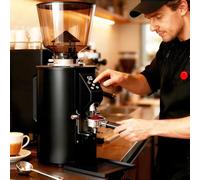 vnmudzeo Macinacaffè Quantitativo Commerciale per Chicchi di caffè, 9 Impostazioni Precise, Macchina per Macinare Il caffè Espresso con capacità di 1 Libbra Black