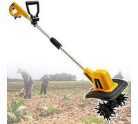 vnmudzeo Motocoltivatore A Batteria, Compatibile con Alimentatore da 2000 Mah/4000 mAh, Motocoltivatore da Giardino con Ricarica da 270 Giri/Min 4000mAh