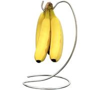 Vnnigmn Supporto per banane, moderno gancio per banane, in metallo, per piano di lavoro della cucina, per mantenere fresche le banane