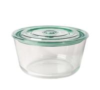 Vnook Contenitore impasto, insalatiera con coperchio, ciotola for fermentazione, coperchio sigillante, for impastare, mescolare insalate, preparare in cucina, lavare le verdure, versatile(22x11.5cm)