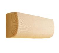 Vnook Copertura condizionatore d'Aria, Copertura Antipolvere condizionatore d'Aria da Parete, Tessuto Elastico, Lavabile, for Proteggere i condizionatori d'Aria da Parete in e uffici(Yellow,88-95cm)