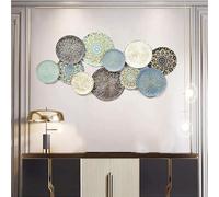 Vnook Decorazione murale Moderna e Minimalista in Ferro battuto, Parete di Fondo, Ingresso, Ornamento da Appendere al Soggiorno, Decorazione murale Creativa Tridimensionale in Metallo.
