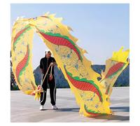 Vnook Nastro for Danza del Drago, Set di Nastri for Danza del Drago for Fitness Sportivo, Set di Giochi di Lancio ritmico Leggero for Giocoleria Fitness all'aperto(Yellow,10m)