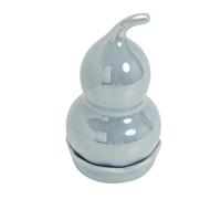 Vnook Scatola portastuzzicadenti in ceramica, dispenser stuzzicadenti e cotton fioc, portastuzzicadenti, addensante, con coperchio, for feste in casa, ristorante, pratica decorazione da tavola(Blue)