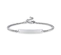 Vnox Bracciale Personalizzato con Nome e Data in Acciaio Inox | Bracciale personalizzabile con incisione, adatto per uso quotidiano, coppia, famiglia, amicizia o persona cara