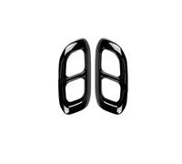 VNRQJLSN per Mercedes per Benz GLE Serie 2020 2021 2022 2023 2024 W167 Inox Tail Throat Tubo di Scarico Marmitta Punta Copertura Trim AMG 2 Pezzi(Black-for AMG)