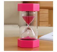 VNsdSD Clessidra for Bambini, Timer da Cucina 15/20/30/60 Minuti, Gestione del Tempo for, Aula, Gioco, Ufficio a casa, Scuola a(Roze,30 Minutes)