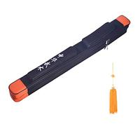 VNsdSD Custodia da trasporto Tai Chi, nappa Jiansui a doppio strato in tessuto Oxford, retro multifunzione in pelle PU, rosso(Black)