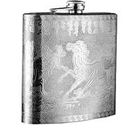 VNsdSD Fiaschetta da Esterno Portatile in Acciaio Inossidabile 304 di Alta qualità in Stile retrò, Bottiglia d'Acqua 1 kg