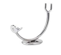 VNsdSD Porta-rasoio Pratico supporto for pennello da uomo for rasoio, porta-pennello barba dritto con testa singola in lega di zinco, for viaggio manuale for la casa