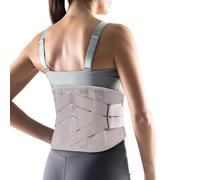 VNsdSD Tutore lombare Vita regolabile Tormalina Autoriscaldante Terapia magnetica Cintura di supporto for la schiena Fascia for massaggio Assistenza sanitaria uomo donna(Grey,L)