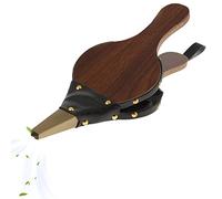 VNsdSD Ventilatore for camino tradizionale in legno, soffiatore manuale for caminetto, bocchetta in metallo for for stufa a legna, casa, barbecue, for da campeggio all'aperto(108)