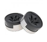 VNSMM Altoparlanti per frequenze alte per auto Tweeter p 2 pezzi/set di altoparlanti tweeter a cupola mini universali da 350 W ad alta efficienza con crossover integrato